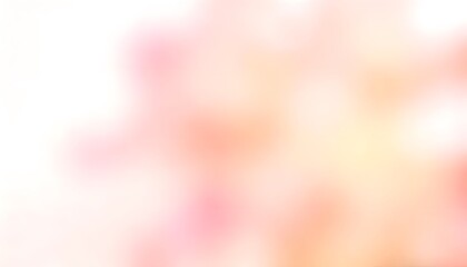Soft blurred pastel colors in pink yellow. Soft, blurred gradient transitioning from pink to peach. Suitable for wallpaper