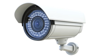 security camera isolated on white