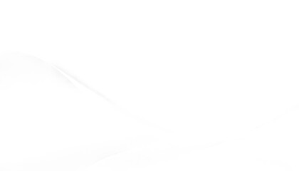 White abstract background with soft curves. Minimalist white background and subtle shadows.