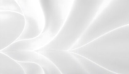 Obraz premium White abstract background with soft curves. Minimalist white background and subtle shadows.