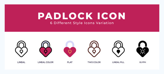 Padlock symbol. logo. icon vector illustration.