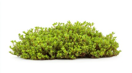 Fototapeta premium A lush green shrub with dense foliage, suitable for landscaping or gardening.