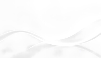White abstract background with soft Smooth, white fabric with gentle waves and folds.