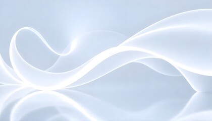 White abstract background with soft Smooth, white fabric with gentle waves and folds.