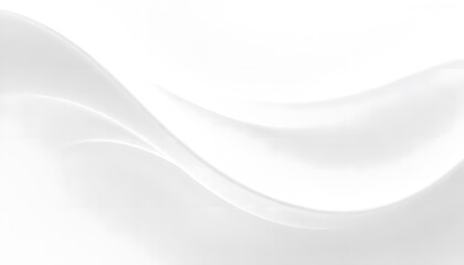 White abstract background with soft Smooth, white fabric with gentle waves and folds.