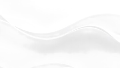 White abstract background with soft Smooth, white fabric with gentle waves and folds.