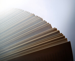 Obraz premium Abstract background from white sheets of paper