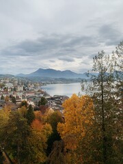 view over lausanne switzerland