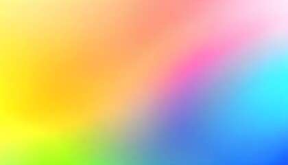 Obraz premium Vibrant yellow and green gradient with a soft, blurred background. Suitable for wallpaper