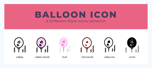 Balloon symbol. logo. icon vector illustration. © Icon