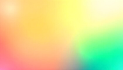 Obraz premium Vibrant yellow and green gradient with a soft, blurred background. Suitable for wallpaper