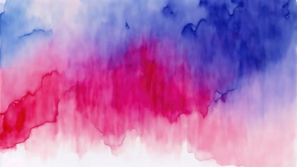 Obraz premium Maroon and Blue Watercolor Blot Abstract Texture Background