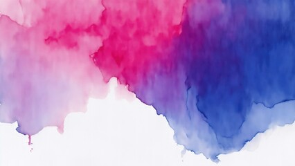 Maroon and Blue Watercolor Blot Abstract Texture Background