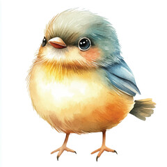 Obraz premium babbler watercolor clipart illustration isolated