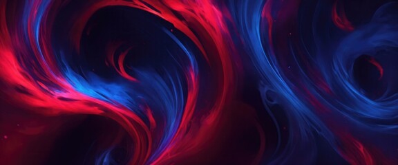 Fototapeta premium Maroon and Blue Swirling Flame Abstract Background