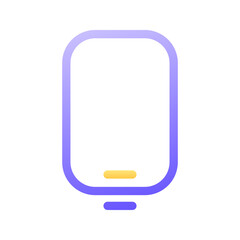 Mobile Icon Gradient Outline Style