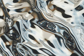 Beautiful texture liquid soft metal, design natural abstract background