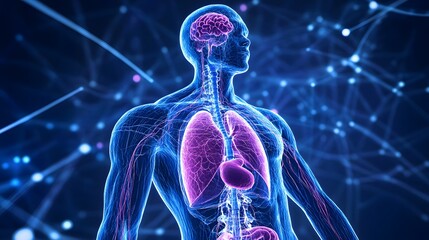 8. Visual representation of the autonomic nervous system is control over internal organs