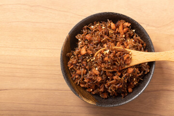 鮭フレークとちりめんじゃこのふりかけ