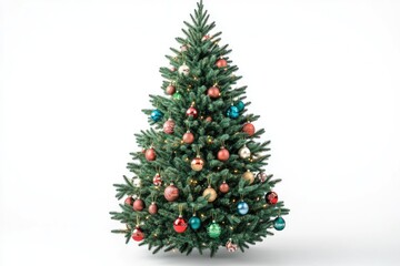 Fototapeta premium christmas tree with balls