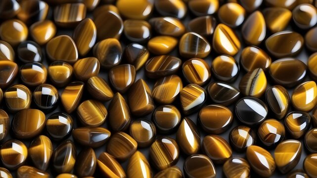 Tiger eye crystal background.