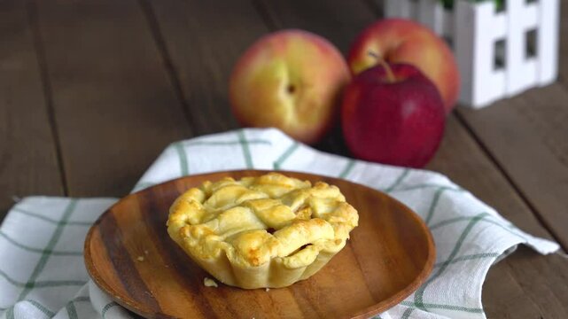 homemade delicious fresh apple pie