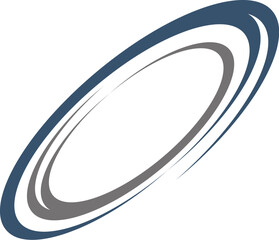 frame oval logo design