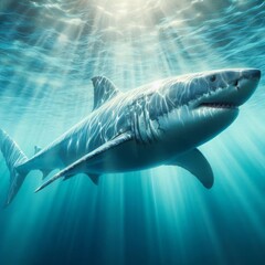 Naklejka premium King of the Deep Waters