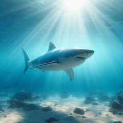 Fototapeta premium Ruler of the Ocean Depths