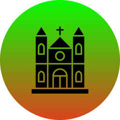 Fototapeta premium Church Icon