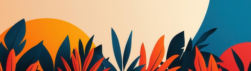 Park concert, Labor Day celebration, flat design illustration