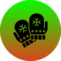 Winter Gloves Icon