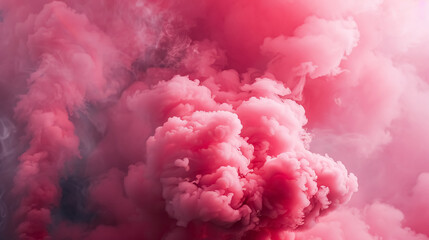 Fototapeta premium Pink smoke.
