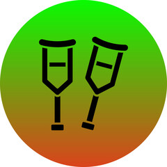 Crutches Icon