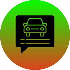 Obraz premium Car App Icon
