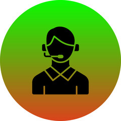 Call Center Agent Icon
