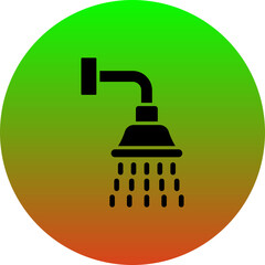 Fototapeta premium Shower Head Icon