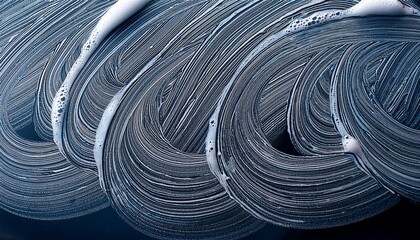 cleaning background - soapy circular stains on glass or car washing,