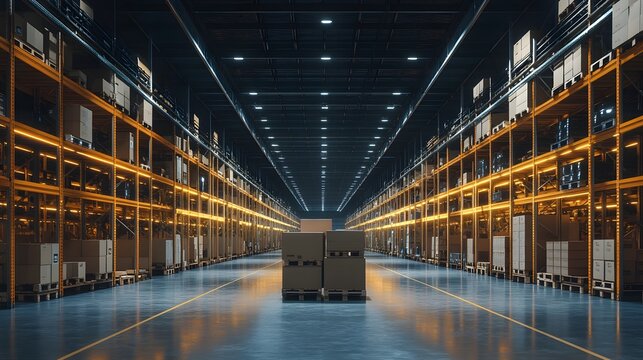 48. A distribution center with a focus on last-mile delivery operations and logistics