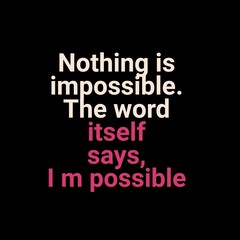 Motivational quotes design for success. A positive message for success in life. Inspirational quotes with black background.