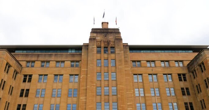 Museum of Contemporary Art Australia, located on George Street in The Rocks neighborhood of Sydney.