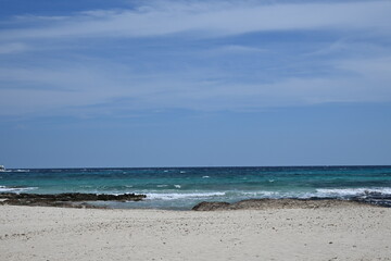 beach and sea