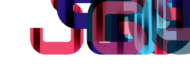 Dynamic waves, flowing lines, stripes vector geometric elements minimal pattern. Vector Illustration For Wallpaper, Banner, Background, Card, Book Illustration, landing page