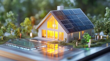 real estate investment concept energy efficiency rating and property value, Real estate online on virtual screens. new home for the family, home search, land price, property tax