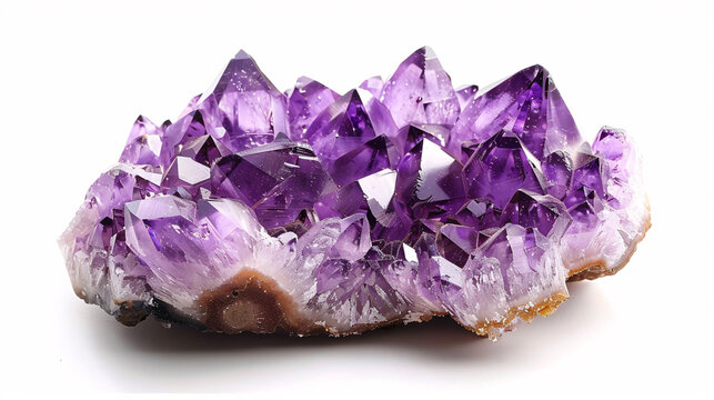 amethyst isolated on white background