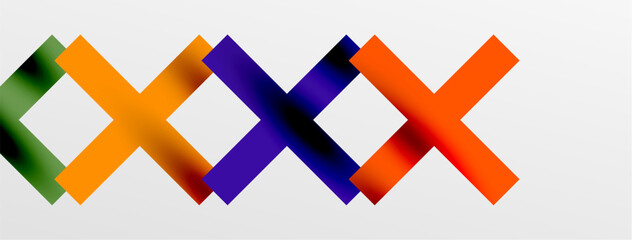 Obraz premium Colorful squares, lines minimal abstract background. Vector Illustration For Wallpaper, Banner, Background, Card, Book Illustration, landing page