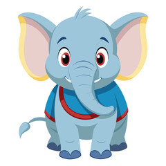 Obraz premium Print Detailed Elephant Clipart Vector Art for Creative Projects