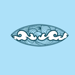 wave logo vector