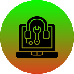Fototapeta premium Customer support Icon