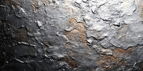 Abstract Textured Surface with Silver and Brown Hues